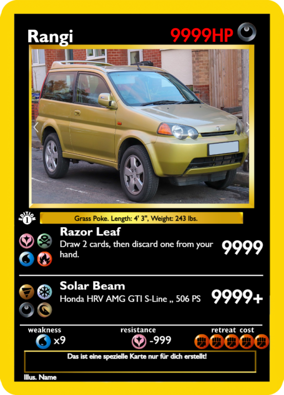 rangi poke card