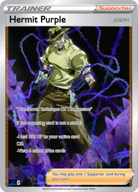 Hermit Purple - PokeCardMaker