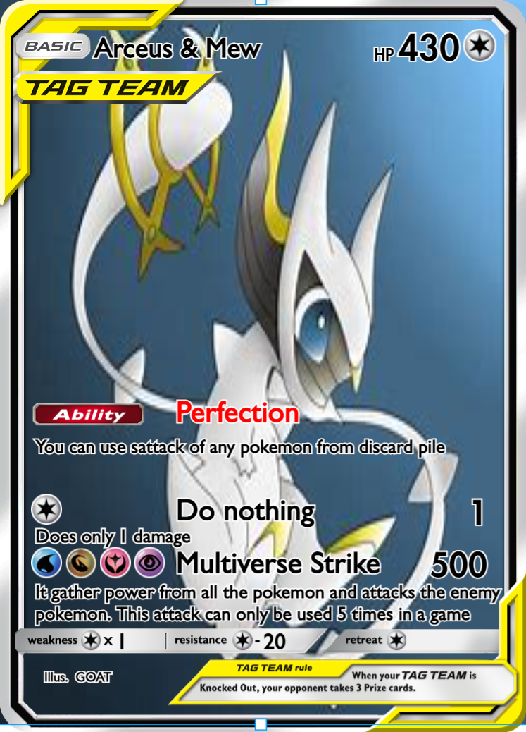 Arceus & Mew - PokeCardMaker