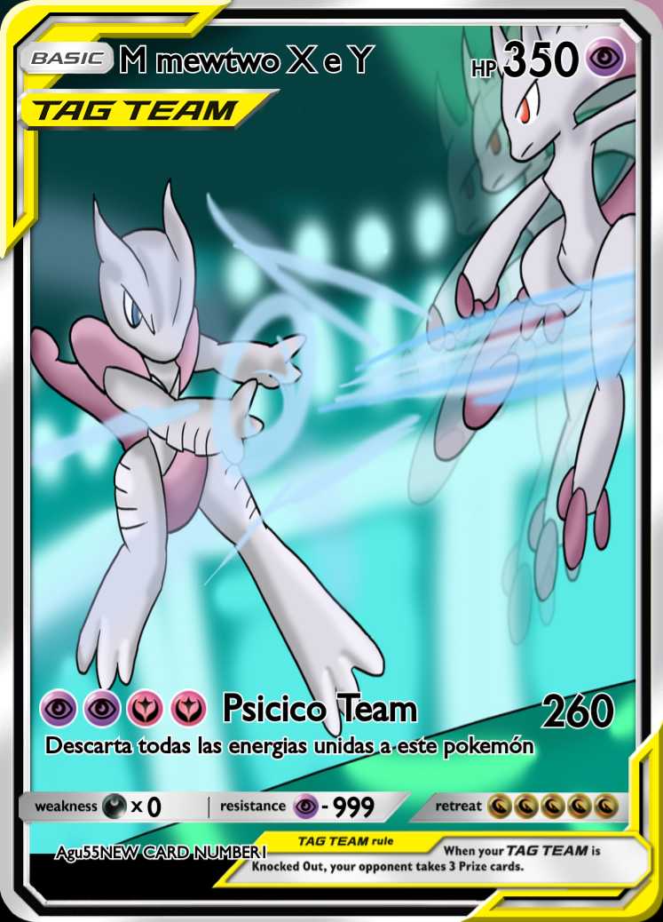 Mega mewtwo X y Y - PokeCardMaker