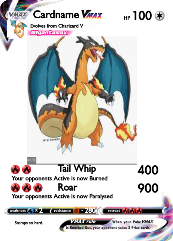 cardname vmax poke card 2