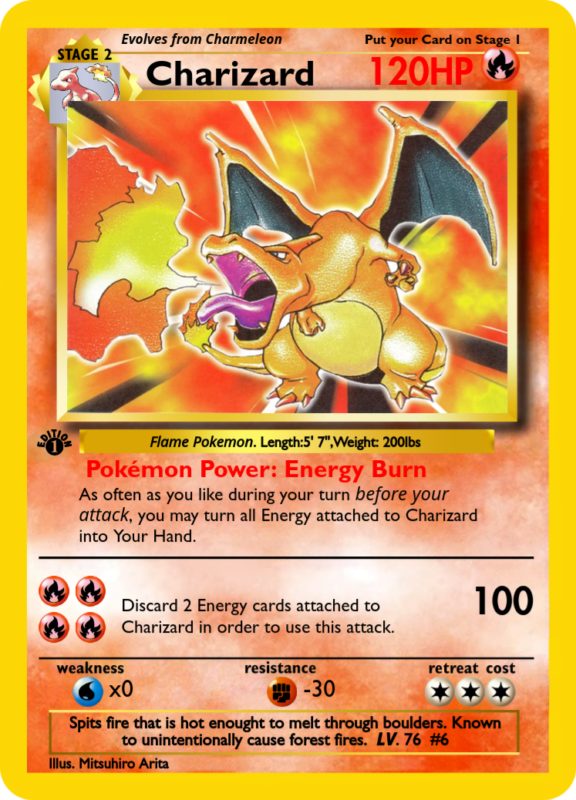 charizard poke card 2