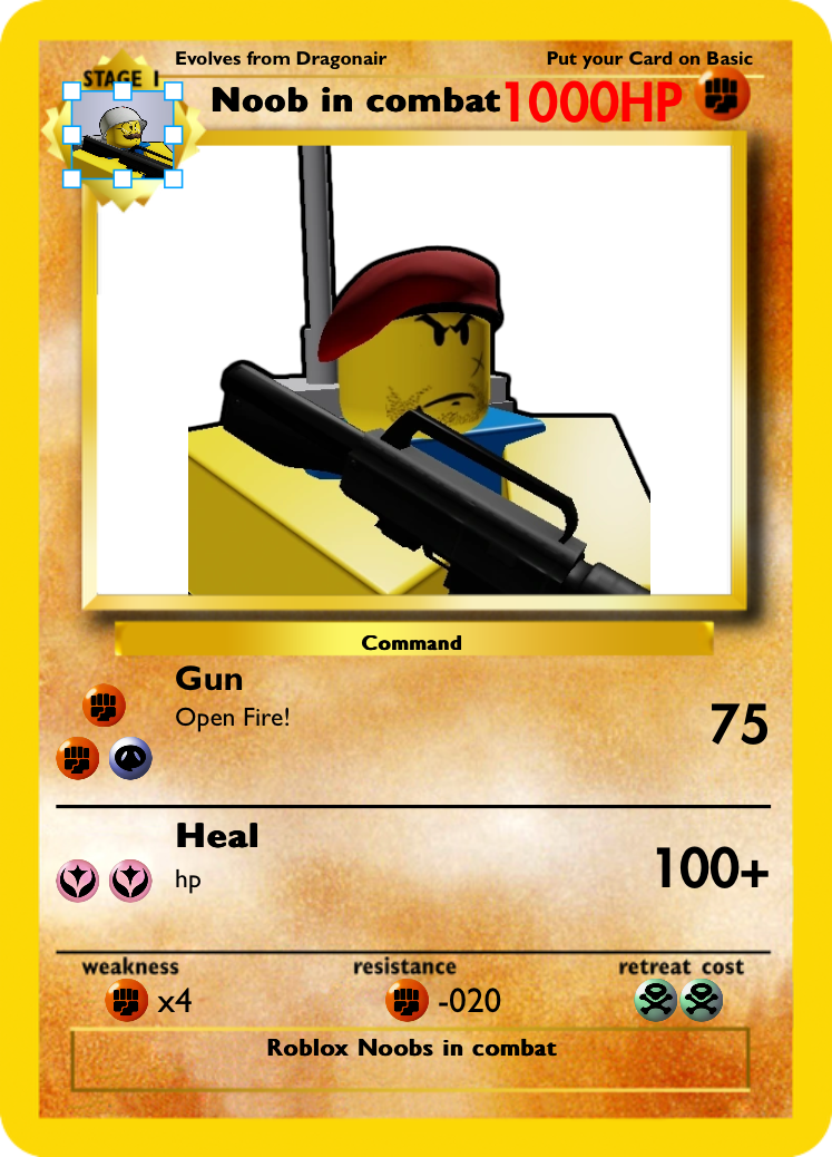 Pokemon noob roblox you