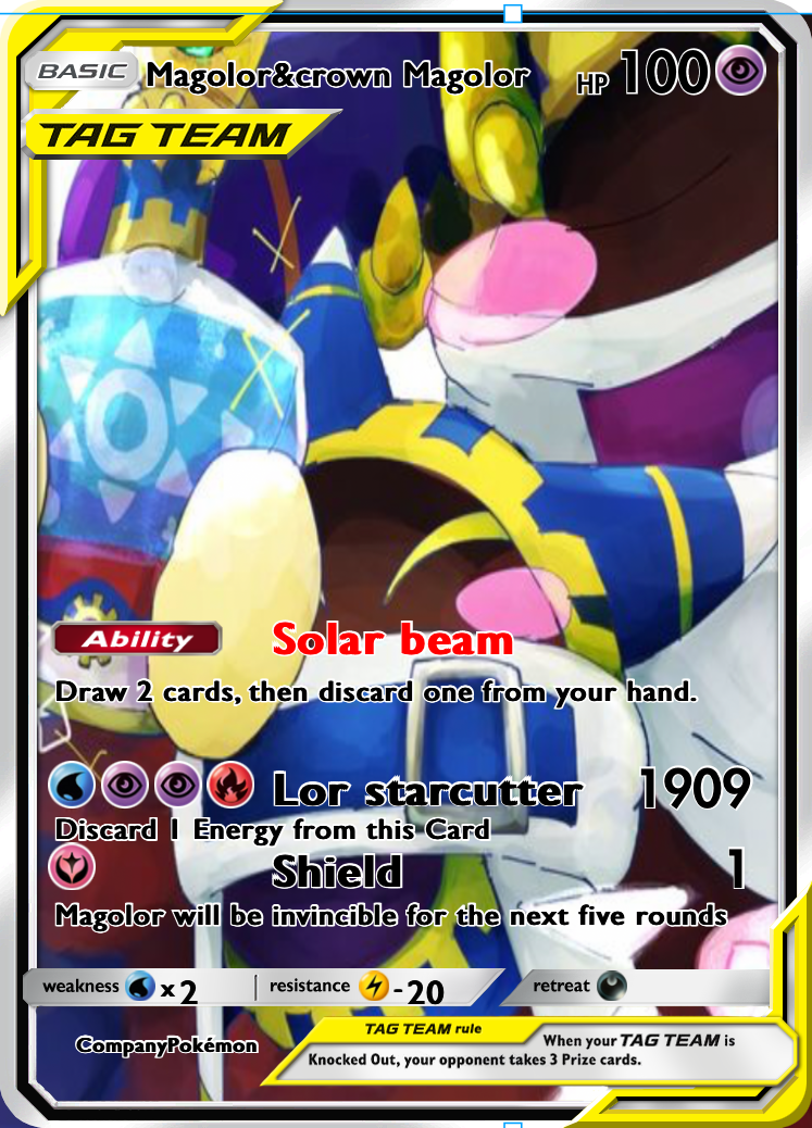 Magolor&crown Magolor - PokeCardMaker