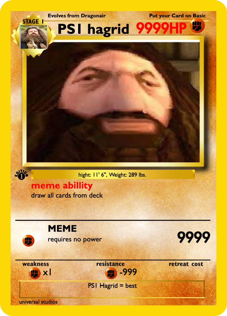 Ps1 Hagrid Pokecardmaker