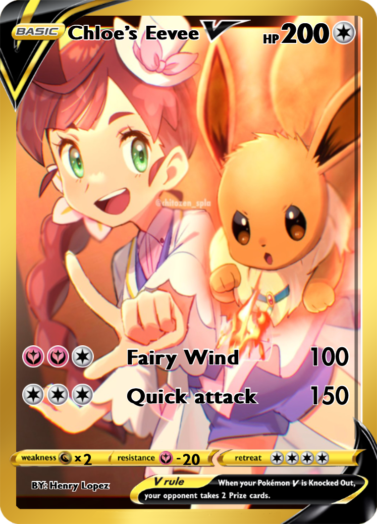 Chloe’s Eevee - PokeCardMaker